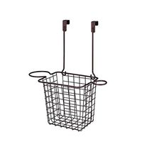 LOSYU Wall/Door Hanging Hair Dryer Holder, Metal Mesh Iron Box Hair Dryer and Curling Iron，Over Door Hanging Basket and Stand Muti-Function Blow-Dryer Rack