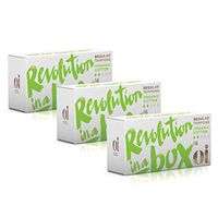 Oi Certified Organic Cotton Tampons | 3 Boxes of 16 Regular Tampons | Non-Applicator