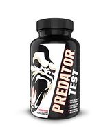 Predator TEST: Best Natural Testosterone Booster Supplement for Men with Nitric Oxide Support to Increase Lean Muscle, Stamina, and Strength, Test Booster Pills with KSM-66 Ashwagandha, 100 Capsules