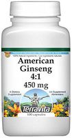 American Ginseng 4:1-450 mg (100 Capsules, ZIN: 520227) - 2 Pack