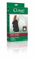 Curad Foam Wrist Splint with Aluminum Stay, Left, Medium