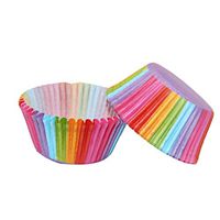 100pcs Rainbow Cupcake Liner Paper Baking Cup Muffin Cases Small Cake Mold Box Holder Tray Decorating Tools