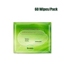 HENGTONGTONGXUN 60 Wipes/Pack Safe Cleaning Disinfecting Wipes Unscented Bacteriostatic Wipes 2020 Natural Alcohol-Free Travel Easy to use (Color : A)