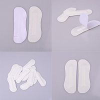 5 Pairs Anti-Fatigue Foot Insole Soft Heel Cushion Orthotic Shoe Insert Pads High Heel Grip Liner Self-Adhesive Shoe Insoles Back Foot Feet Care Protector Anti Slip Forefoot Snugs for Men and Women