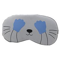Aimeely Super Cute Cat Eye Mask Comfortable Travel Sleeping Eyeshade with Ice Bag 6#
