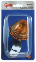 Grote 45023-5 Yellow Beehive Clearance Marker Light (with Fixed-Angle Mounting Bracket)