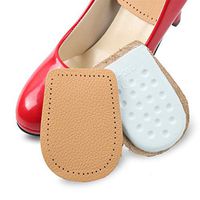 Guoshang Shoes Heel Cushion Pads Heel Pads Inserts Heel Grips for Loose Shoes,Brownish Yellow S