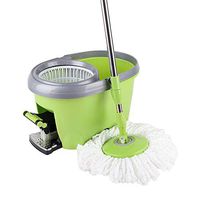 360 Degree Rotate spinning mop bucket Four-drive Rotary floor Mop Pedal Automatic Dehydration Dry for home cleaning tool