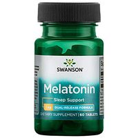 Swanson Dual-Release Melatonin 3 Milligrams 60 Tabs