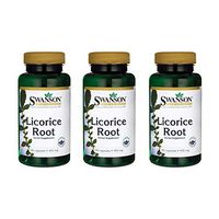 Swanson Licorice Root 450 mg 100 Caps 3 Pack