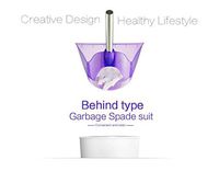 Small Upright Sweep Set, Howstar New Material Home Casual Environmental Recycle Upright Dustpan Lobby Sweep Set With Extendable Broom (Purple)