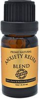 Prime Natural Anxiety Relief Essential Oil Blend 10ml - Pure Undiluted Therapeutic Grade for Aromatherapy, Scents & Diffuser - Stress Relief, Relaxation, Boost Mood, Uplifting, Calming