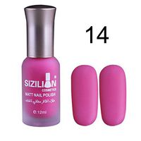 Nail Art Polish,Putars Fashion 12ml Matte Dull Nail Polish Fast Dry Long Lasting Nail Art Matte Nail Polish Gel (N)