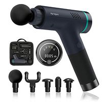 Apragaz Massage Gun, Deep Tissue Percussion Massage Gun for Athletes Muscle Therapy Gun Massager,5 Speed Super Quiet with Brushless Motor