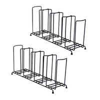 Flameer 2PCS Countertop Foam Cup & Lid Dispensing Rack, 4 Stacks