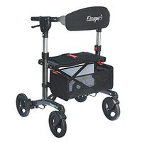Escape Rollator - Super Low 19 in. Seat Height - Charcoal