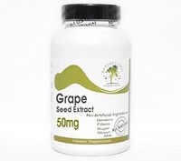 Grape Seed Extract 50mg ~ 200 Capsules - No Additives ~ Naturetition Supplements
