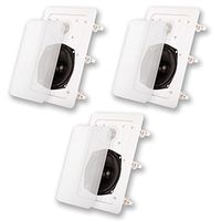 Acoustic Audio IW191 in Wall 3 Speaker Set 2 Way Home Theater 600 Watt IW191-3S