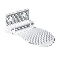 Zevni Shower Foot Rest,Bathroom Mat Foot Rest Holder Shaving Leg Wash Feet Lace Up Anti-Slip Foot Pedal Mat Aid Rack Bathroom Shower Accessories