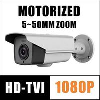 2MP HD-TVI 1080P Camera Motorized Zoom WDR 5~50mm Camera Hikvision OEM UL Listed