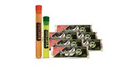 100% Authentic Skunk Brand Rolling Papers Bundled with Two Exclusive Destroyer Plastics Doob Tubes One Large One Small (Skunkalicious Skunk 1 1/4, 6)