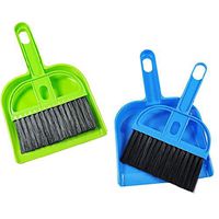 Rodalind Mini Cleaning Broom Brush and Dustpan Set Broom Desktop Sweep Cleaning Brush