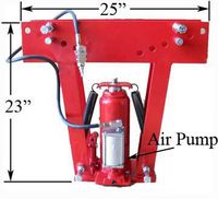 16 Ton AIR Hydraulic Pipe Tube Bender Bending