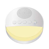 Hamkaw White Noise Machine for Baby Adults, Small Portable Travel Sound Machine for Sleeping, Sleep Therapy Machine with Baby Soothing Breathing Night Light and 10 High Fidelity Nature Sounds