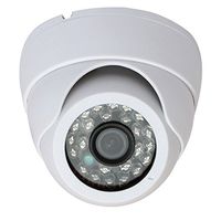 GW Security Inc VD727W 1/3-Inch 700 TVL 3.6mm Wide Angle Lens Sony CCD CCTV Dome Camera