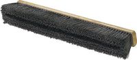 Carlisle 360242403 Flo-Pac Hardwood Block Sweep, Horsehair/Polypropylene Bristles, 24" Length, Black (Pack of 12)