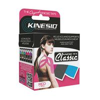 Kinesio Tape, Tex Classic, 2" X 4.4 Yds - Red, 6 Rolls - 6 Rolls / Box - 24-4892-6