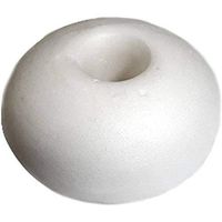 BEAU MAC 2" PVC Donut Rope Float, White