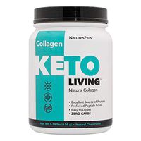NaturesPlus KetoLiving Natural Collagen, Unflavored - 1.36 lb Tub - Ketogenic Protein Powder - Supports Immune & Gut Health, Joint Mobility & Hair, Skin & Nails - Gluten-Free, Non-GMO - 28 Servings