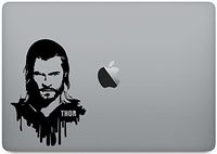 Thor Marvel superhero - Laptop Skin Vinyl Decal Sticker for MacBook Pro 13" - and other Apple Laptop - Car and Windows - Size 6" inches tall