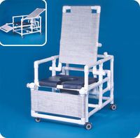 Innovative Products Unlimited SCC260RCOSN Deluxe Reclining Shower Chair Commode
