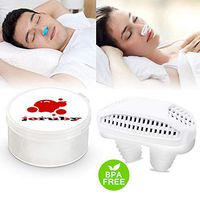 Joruby Anti - Snoring Nose Vents Plugs Air Purifier Filter Snore Stopper Device - Nasal Vent Mute Nasal Dilators Sleep Aid Clip Device Snore Stopper to Ease Breathing (White)