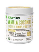 Alkamind Organic Daily Protein - Vanilla Coconut, 450 Grams