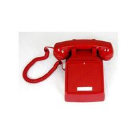 New-250047-VBA-NDL Red desk no dial - ITT-2500NDL-RD