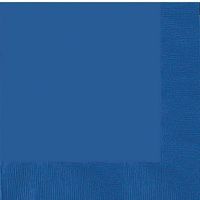 3 Ply Paper Lunch Napkins | 50ct (Bright Royal Blue)