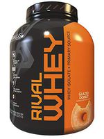Rivalus Rivalwhey – Glazed Donut 5lb - 100% Whey Protein, Whey Protein Isolate Primary Source, Clean Nutritional Profile, BCAAs, No Banned Substances, Made in USA