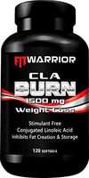 CLA Fat Burn [120 Softgels] 1500mg Conjugated Linoleic Acid Body Fat Burner, Stimulant Free Weight Loss