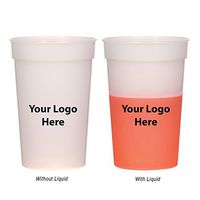 17 Oz. Color Changing Stadium Cup - 100 Quantity - $1.05 Each - Promotional Product/Bulk with Your Logo/Customized.