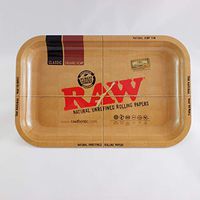 Raw Rawthentic Metal Smoking Rolling Tray Large