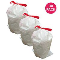 Think Crucial Durable Garbage Bags Fit Simplehuman« Size R, 10L / 2.6 Gallon (30)