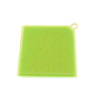 Ninasill ღ ღ Dish Washing Sponge Scrubber Kitchen Cleaning Antibacterial Tool (Green)