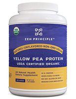 3 lb. Ultra Premium Organic Pea Protein Powder. USDA Certified ONLY from USA and Canada Grown Peas. No GMO, Soy or Gluten. Vegan. Full Spectrum Amino Acids (BCAA). More Protein than Whey. 80% Protein.