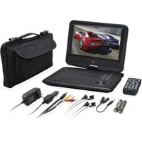 GPX PD901VPB Portable DVD Player - 9" Display - 800 x 480 - Black