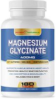 Potent Naturals Magnesium Glycinate 400mg 180 Tablets - Helps with Stress, Sleep, Nerves, Muscle Cramps, Pains, Joint, Heart Health - Non-Laxative, High Absorption - Non GMO, Soy, Gluten Free