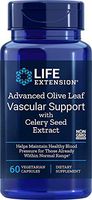 Life Extension Advanced Olive Leaf Vascular Support with Celery Seed Extract, 60 Vegetarian Capsules