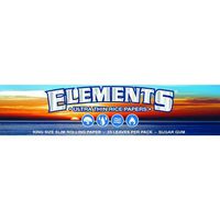 Elements King Size Slim Ultra Thin Rice Rolling Paper 2 Packs